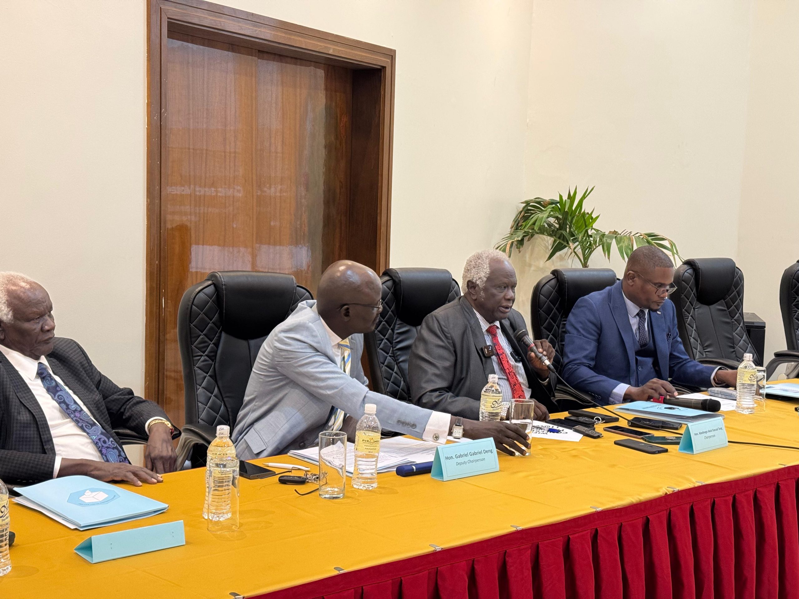 NEC press conference.